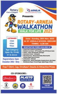 Arneja Heart Institute - Rotary-Arneja Walkathon 2023